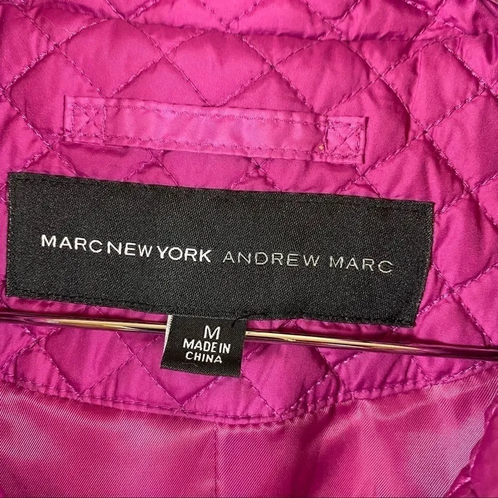 MARC NEW YORK ANDREW MARC Purple Puffer Vest